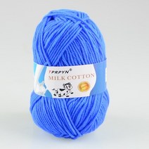 뜨개질실 집콕시그널 벨벳 망고실 가방 왕 모찌실 TPRPYN-아기 크로셰 뜨개질 원사 총 500g 우유 코튼 부, 한개옵션1, 55 29 qian bao lan