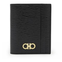 페라가모 리바이벌 간치오 반지갑 66 0371 NERO 0740946