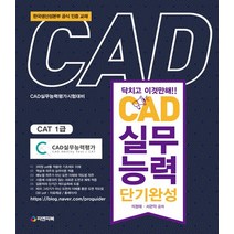 CAD 실무능력 단기완성