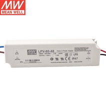 MEAN WELL LPV-60 시리즈 전원 공급 장치 LED 조명 IP67 60W, 06 48V_01 60W_01 90-264VAC