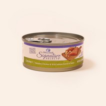 웰니스 캣 코어 시그니쳐 셀렉트 청키 닭고기와 연어 캔 150g, 12개(1박스)