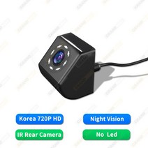 차량 블랙박스 채널 1 2 후방 카메라Grandnavi-AHD 자동차 백미러 카메라 170 도 스타라이트 야간 투시경, 02 No LED IR