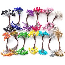 (주)아트인 열매장식(8mm), 화이트