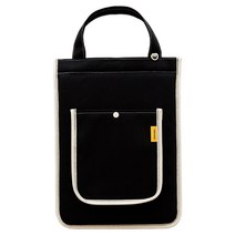 퍼니메이드 캔버스 스트랩 아이패드 파우치 250 x 330 mm, 블랙