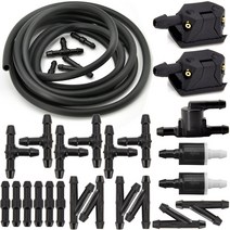 IVECO 이베코 트럭 용품 앞 유리 윈드 쉴드 와셔 와이퍼 블레이드 워터 스프레이 제트 노즐 Iveco Daily Van EcoDaily EuroCargo Trakker SWay, CN, 28Pcs-With Regulator