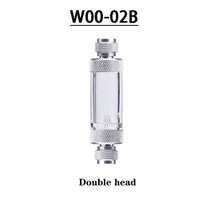 이탄 이산화탄소 발생기 밸브 레귤레이터 실린더 수족관 diy co2 레귤레이터 버블, W00-01B 더블 헤드