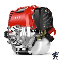 가벼운 4행정 제초기 엔진 예초기 잔디깍기 동력 벌초기 벌목 주행식 휘발유, 오리지널 파워 1대 봉과 날 미포함, 1개