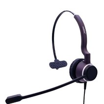 DH-051TFN 콜센터용 고급 헤드셋, RJ-9 Black (Avaya전화기/LG 460)