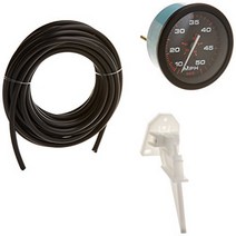 Sierra International 57898P Amega Domed Pitot Type Scratch Resistant Speedometer Kit 3”, 1
