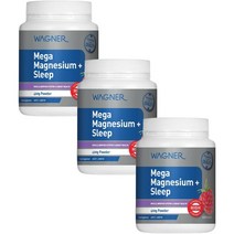 Wagner 와그너 메가 마그네슘 + 수면건강 베리 Mega Magnesium + Sleep Berry 400g, 3개