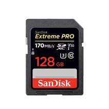 샌디스크 익스트림 프로 SD 메모리카드 SDSDXXY, 128GB