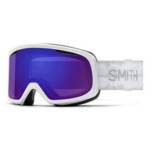 Smith Optics Riot 여성용 스노우 겨울 고글 - 화이트 시보리 염료 크로마팝 에브리데이 바이올렛 미러, ChromaPop Everyday Violet Mirr, White Shibori Dye