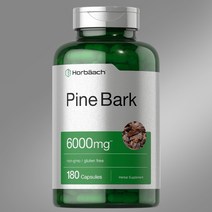 호바흐 소나무 껍질 추출물 6000mg - 180 캡슐 프로안토시아니딘 380mg 함유, 2kg, 기본