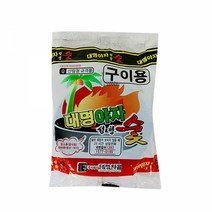 캠핑 낚시 대명 야자 성형 숯 착화탄 구이용 야자숯1개, 7개