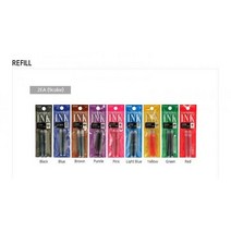 플레티넘 프레피 Preppy 만년필 카트리지잉크, 본상품선택, 블랙(2입)