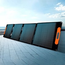 휴대용 태양광 패널 접이식 솔라 판넬 발전 캠핑카, (60W-18V)ETFE2단접이식