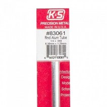 알루미늄 원형파이프 FK83061 305mm x 6.4mm x 1.2mm, 없음