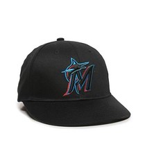 OC 스포츠 Miami Marlins Hat 공식 복제 성인 야구 모자 조정 가능한 파란색