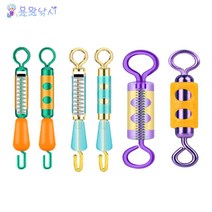 용왕낚시 스프링 내장 낚시목줄 쾌속 교체홀더 옵션별 선택타입 10매입, 8자고리타입 10매