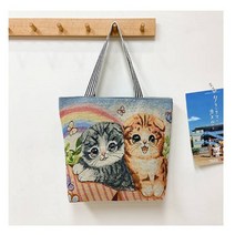 [국내배송] STY1(스타1) 캔버스 빅사각 에코백 천가방 토트백 숄더백 크로스백 쇼퍼백 빅사이즈 여성가방 (정품판매자 아길라 확인필)