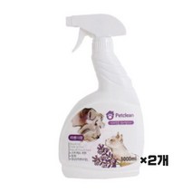 펫클린 탈취제 라벤더향_100ml, 2개, 1000ml