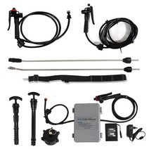 크로바 압축 분무기 부품 밧데리 배터리 충전기 스텐 노즐대 실린더 펌프 벨트 호스, 5-8 크로바 모터 호스세트