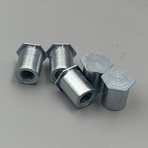 인서트 번데기 너트 M2 5 M3 M4 3mm 4mm 5mm 6mm 7mm 8mm 길이 BSO 아연 도금 탄소강 PEM 블라인드 홀 셀프 클린 칭 스탠드 오프 리벳 스터드 너트, 02 50Pieces M2.5_06 8mm