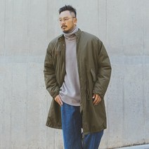 러기드하우스 : 메스티지 이중 오버핏 롱 야상