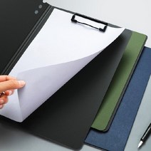 A4용지 보관 집게파일 플라스틱파일 케이스 파일철, 가로형, 핑크
