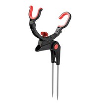 낚시 좌대 거치대 민물 360 도 조절 가능한 낚싯대 홀더 범용 접이식 고정 폴 랙 스탠드 피쉬로드, 01 Single