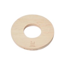 써니팩토리 우드 원목 원형 냄비받침, 네츄럴