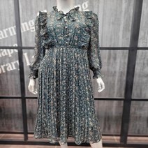 [엔터식스]르니앤맥코이 리본 프린트 원피스MK04OP401