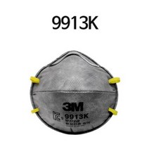 3M 9913K 2급 흡착 쾌적 호흡기보호 방진마스크