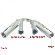 속도 용접 노즐 플라스틱 비닐 용접기에 대 한 라운드 및 삼각형 스타일 팁 선택에 5mm 8mm, 5mm Round Type