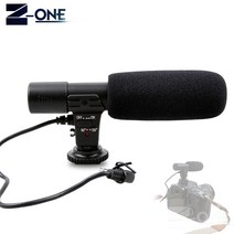 Mic-01 전문 콘덴서 카메라 마이크 Canon EOS M2 M3 M5 M6 800D 760D 750D 77D 80D 5Ds R 7D 6D 5D Mark IV, 한개옵션0