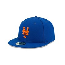 MLB New York Mets Authentic On Field 59Fifty 캡 라이트 로열, Royal_7 1/8