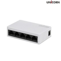 유니콘 5포트 스위칭 허브 MG-500N 10/100Mbps 자동감지 광랜/네트워크 확장/Auto MDI/MDIX 기능지원/공유기 포트 확장/자동연결