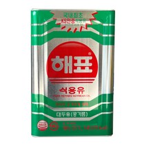업소용식용유 해표 식용유 18L 식용유말통 대용량식용유 폐식용유처리, 1통