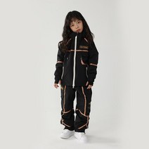 겨울 어린이 스키 세트 여아 및 남아용 야외 스노우보드 재킷 오버올 후드 키즈 바람막이 방수 스노우팬츠, 03 as picture_05 150
