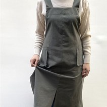 [바보사랑] 주방잡화 멜빵 앞뒤 앞치마 2color, 상세 설명 참조
