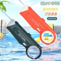JENMV 파워 워터건 성인물총 전동 고압 물총 자동물총 수영장 장거리 물총 물싸움 너프건 샷건 워터파크 물놀이 장난감, 다크 그린