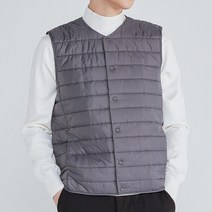 디커스텀 남녀공용 투웨이 베스트 경량 패딩 조끼