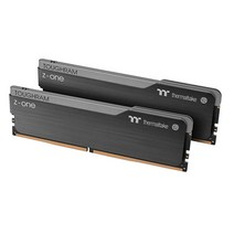 Thermaltake TOUGHRAM Z-ONE RGB DDR4 3600MHz 16GB(8GB x 2) 1680만 컬러 RGB Alexa)Razer Chroma)5V 마더보드 동기화 가능 RGB 메모리 R019D408GX2-3600C18A, 단일
