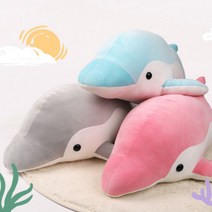 돌고래인형 애착쿠션 파스텔 돌핀 대형쿠션 100cm, 핑크