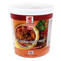 태국 남자이 마사문커리 페이스트 카레 소고기카레 400g matsaman curry paste, 1개
