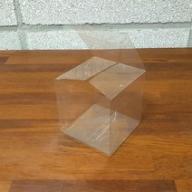 나이스팩 정사각형 PET 투명박스 10.5cm x 10.5cm 25장, 1개, 투명