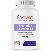 미국직구 채식주의자 글루코사민 1000mg (120 채식주의자 캡슐) - 스테아레이트 없음 - 필러 없음, 수량