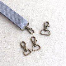 릴리패브릭 2개)붕어개고리(청동 4종) - 가방연결고리 가방부자재, 25mm, 2개