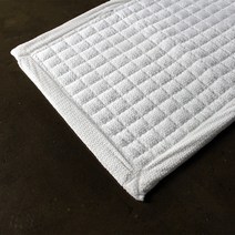 화이트 눈꽃 돌침대 매트 l 흙침대 1인용 극세사 패드