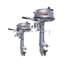 고무보트 엔진 수상 가이드 배스 핸들 패들 입문 요트, 2행정 4마력 수냉식단축